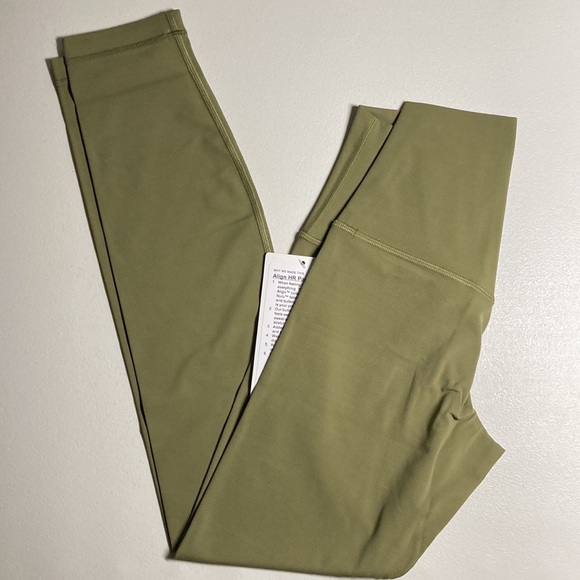 💥 Lululemon Align 28” Bronze Green 6 - Picture 2 of 6